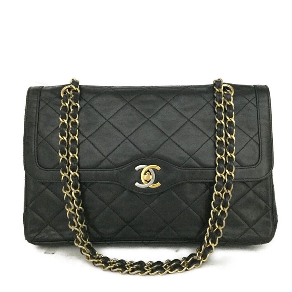 CHANEL Handbags - CHANEL Paris Limited Double Flap Quilted Lambskin Shoulder Bag